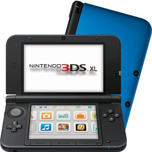 Aufgeklappter Nintendo 3DS XL mit Homescreen