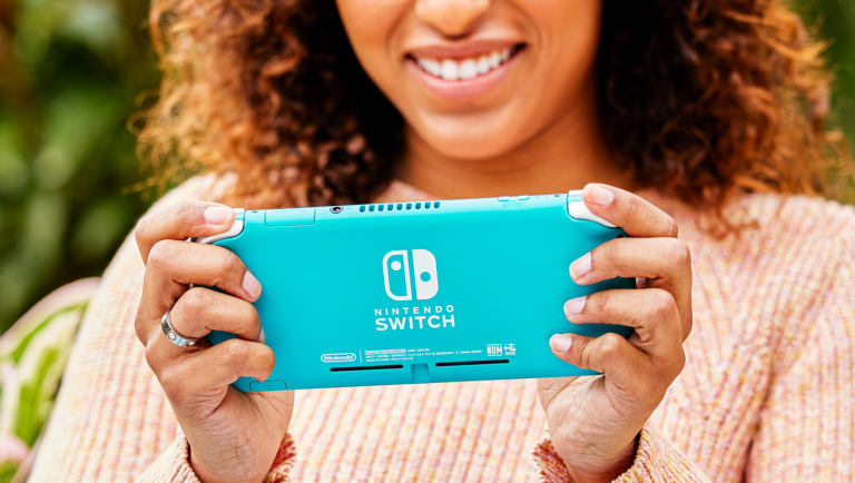 Switch Lite im Handheld-Modus