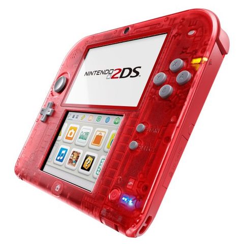 Nintendo 2DS (Rot (transparent))