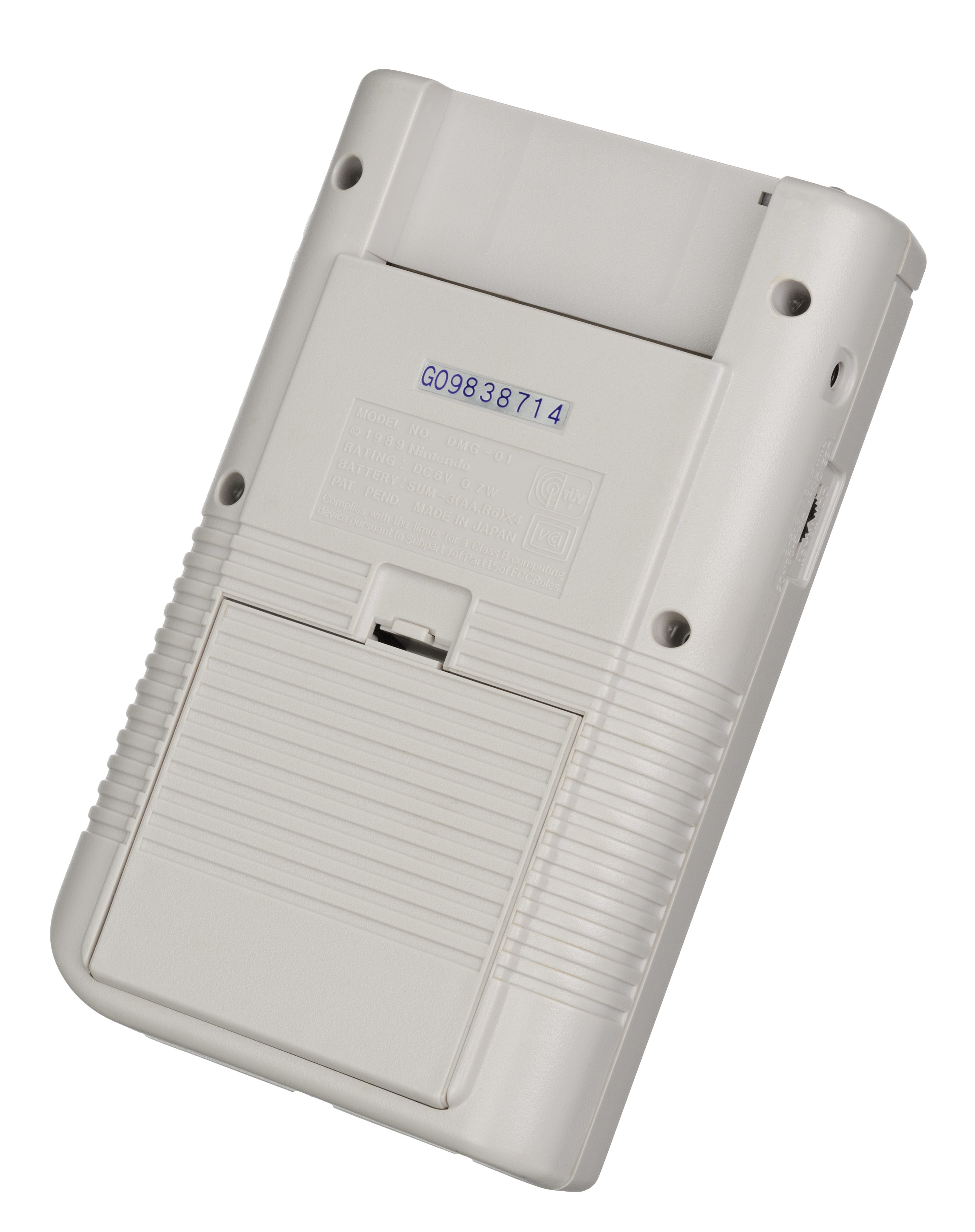 Nintendo Game Boy Rückseite mit Batteriefach