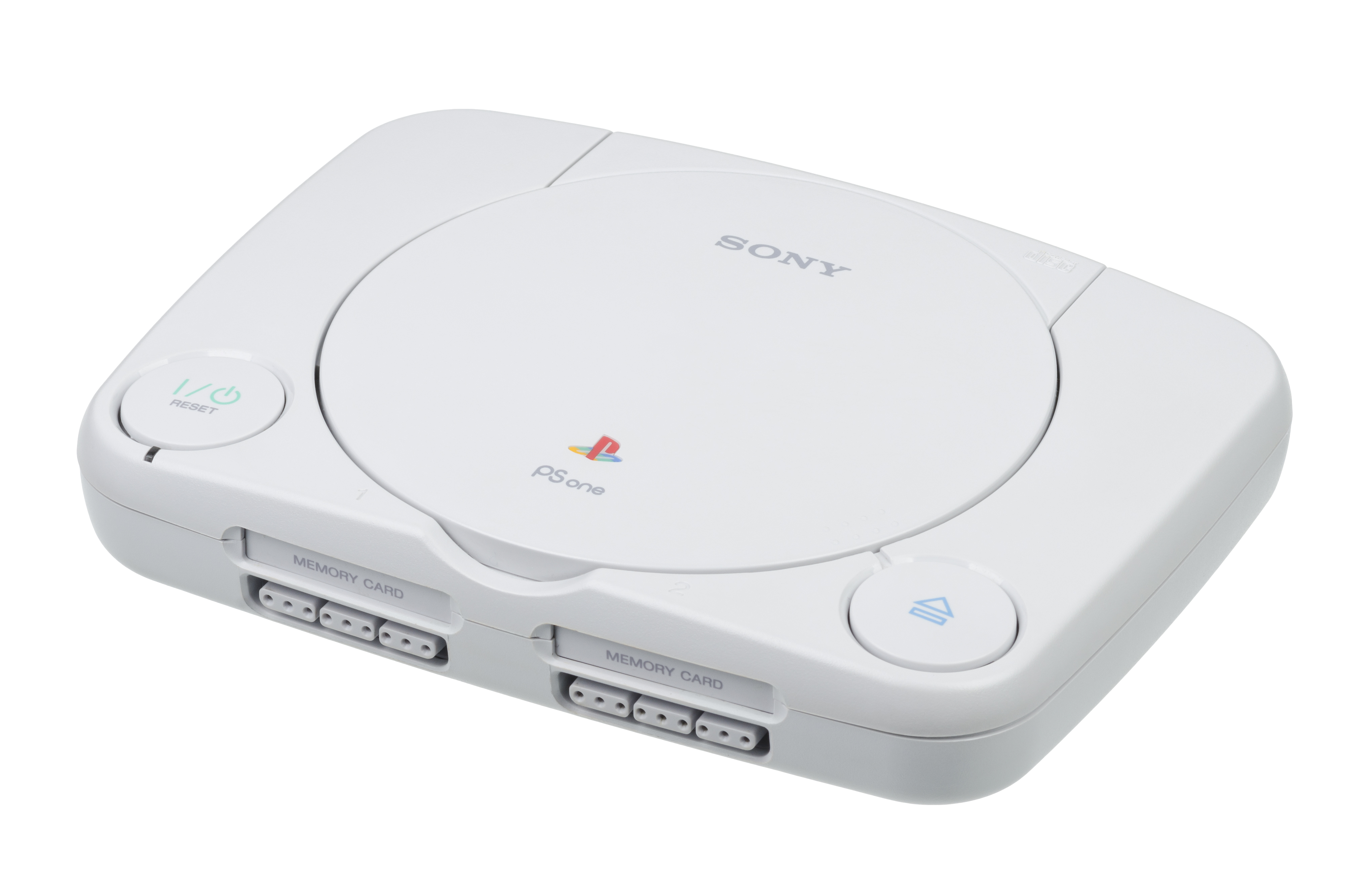 PlayStation PSone (kompakte Variante) von vorne