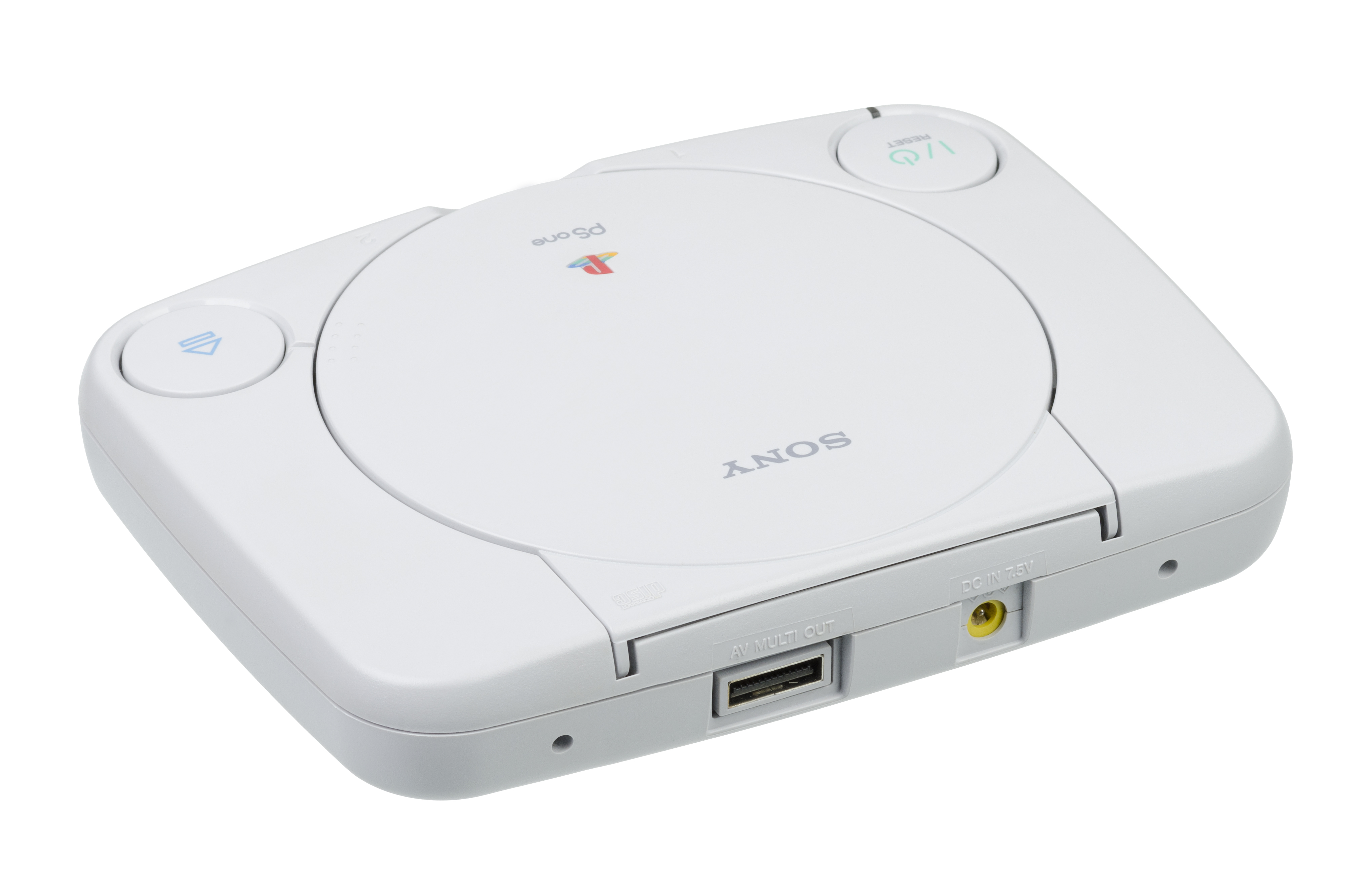 PlayStation PSone Rückseite mit Anschlüssen